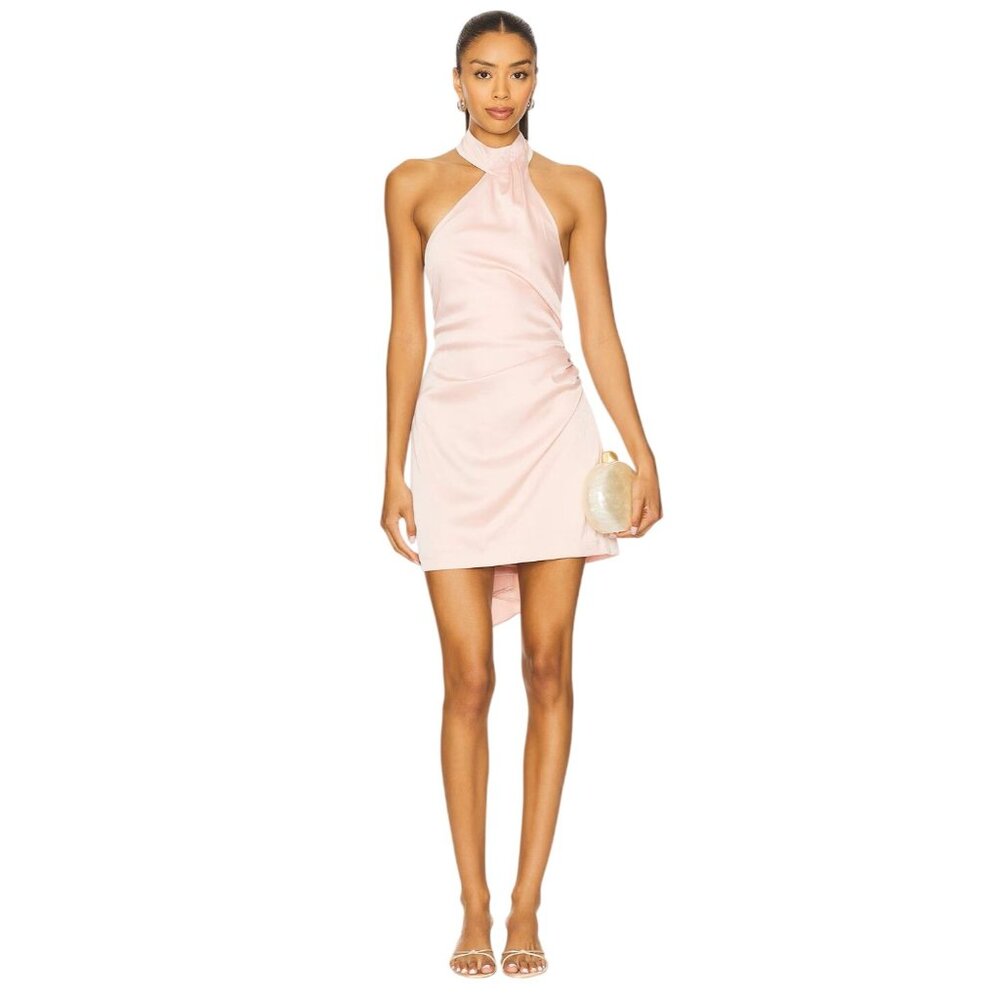 Nookie Entice Mini Dress in Baby Pink Medium New Womens Cocktail Party